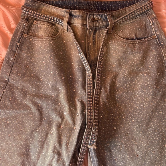 Stylish Rhinestone Men Shorts - Picture 2 of 3